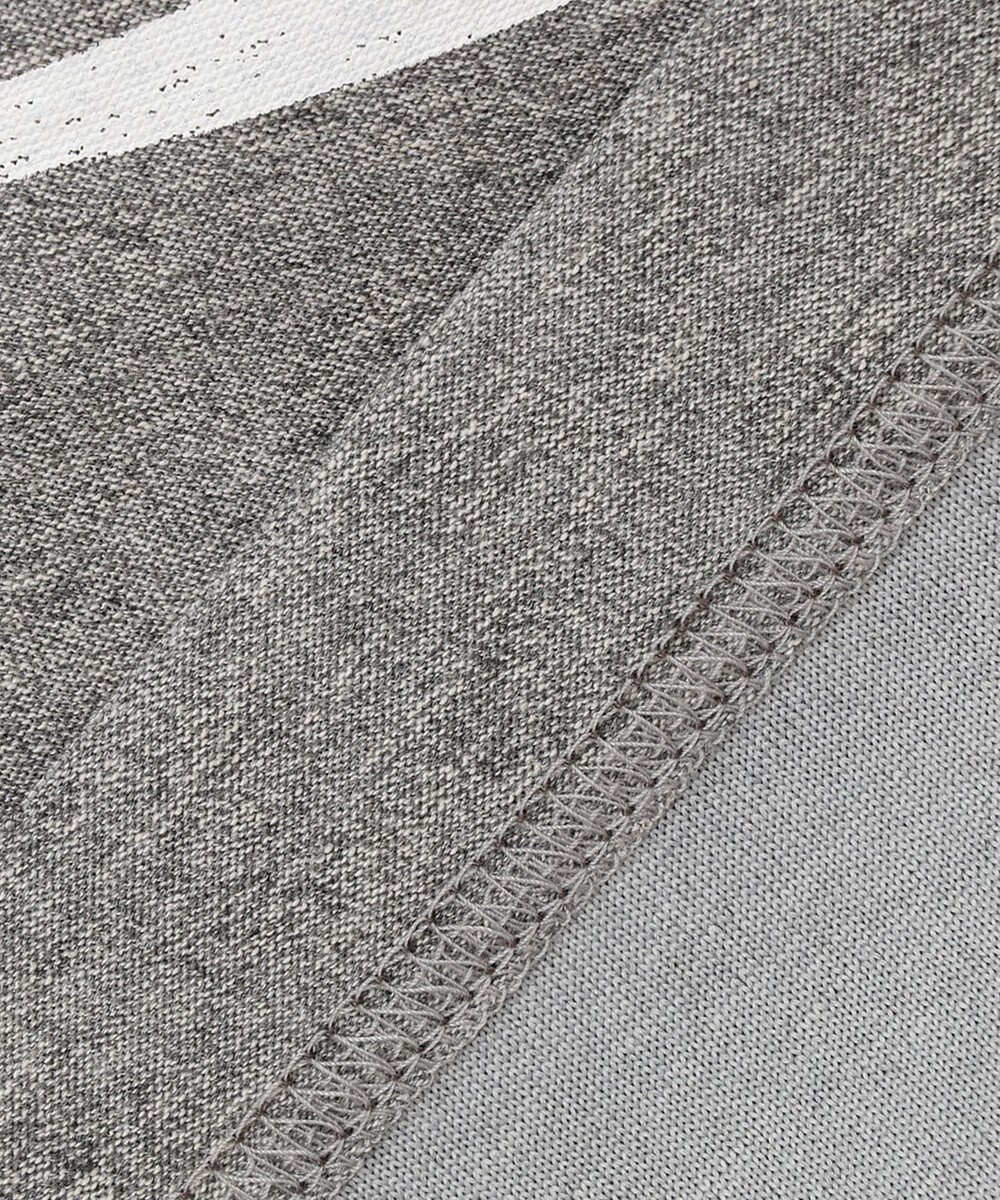 JOSEPH ABBOUD MOUNTAIN 【SPACE／UNISEX】スラブプレーティングボーダープリント Tシャツ 