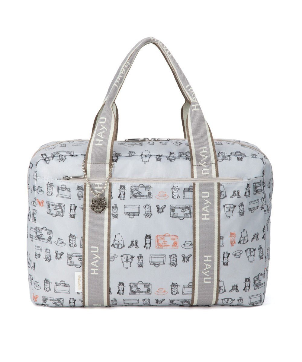 ACE BAGS & LUGGAGE HAyU × ace.  フォールディング 折り畳みボストンバッグ 猫柄 32L 17863 