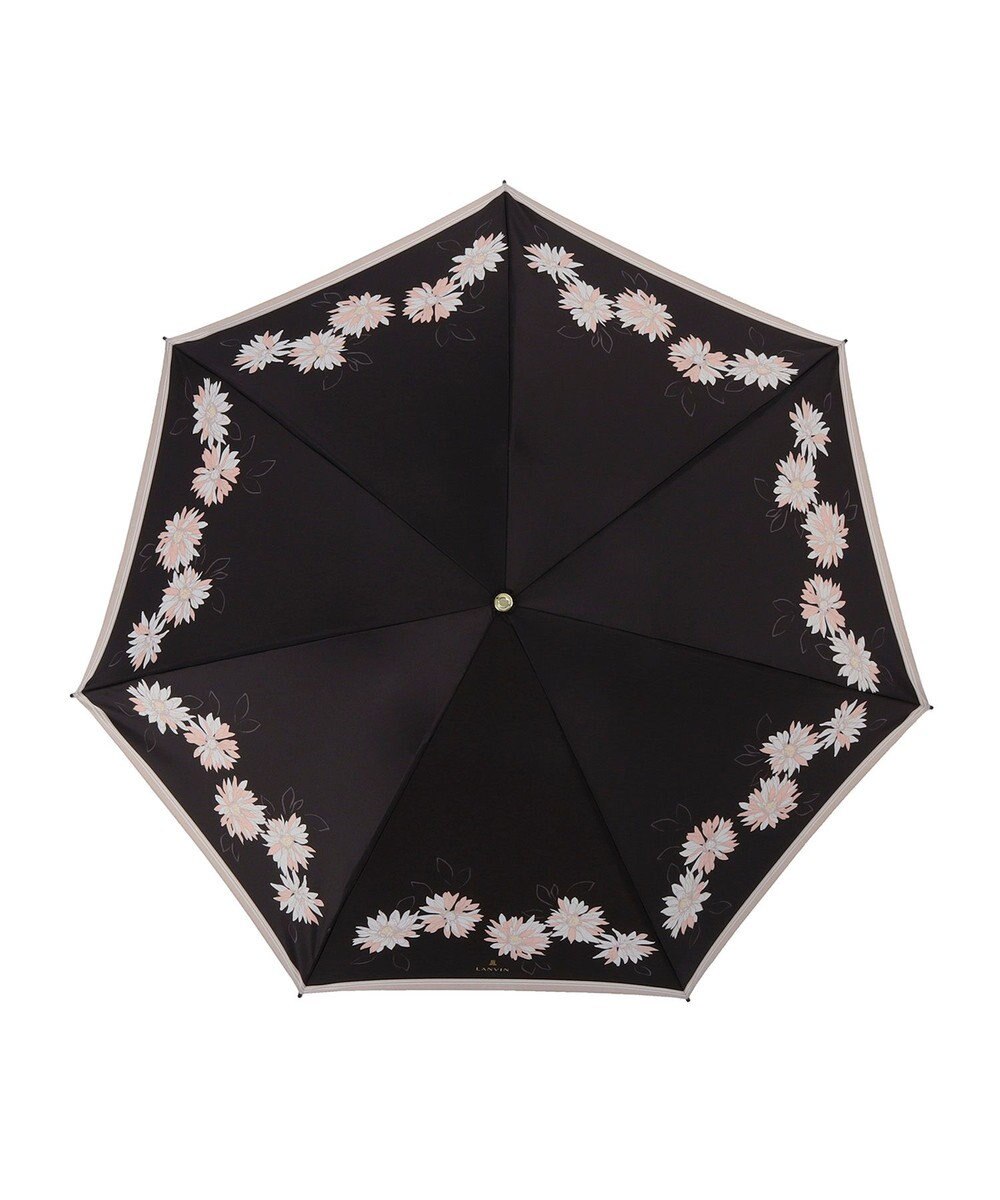 MOONBAT 【雨傘】ランバン　オン　ブルー (LANVIN en Bleu) 花柄 プリント 折りたたみ傘 