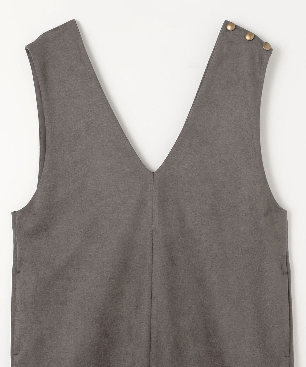 ANY L 【洗濯機可能/ストレッチ】スエードライクジャンスカ 