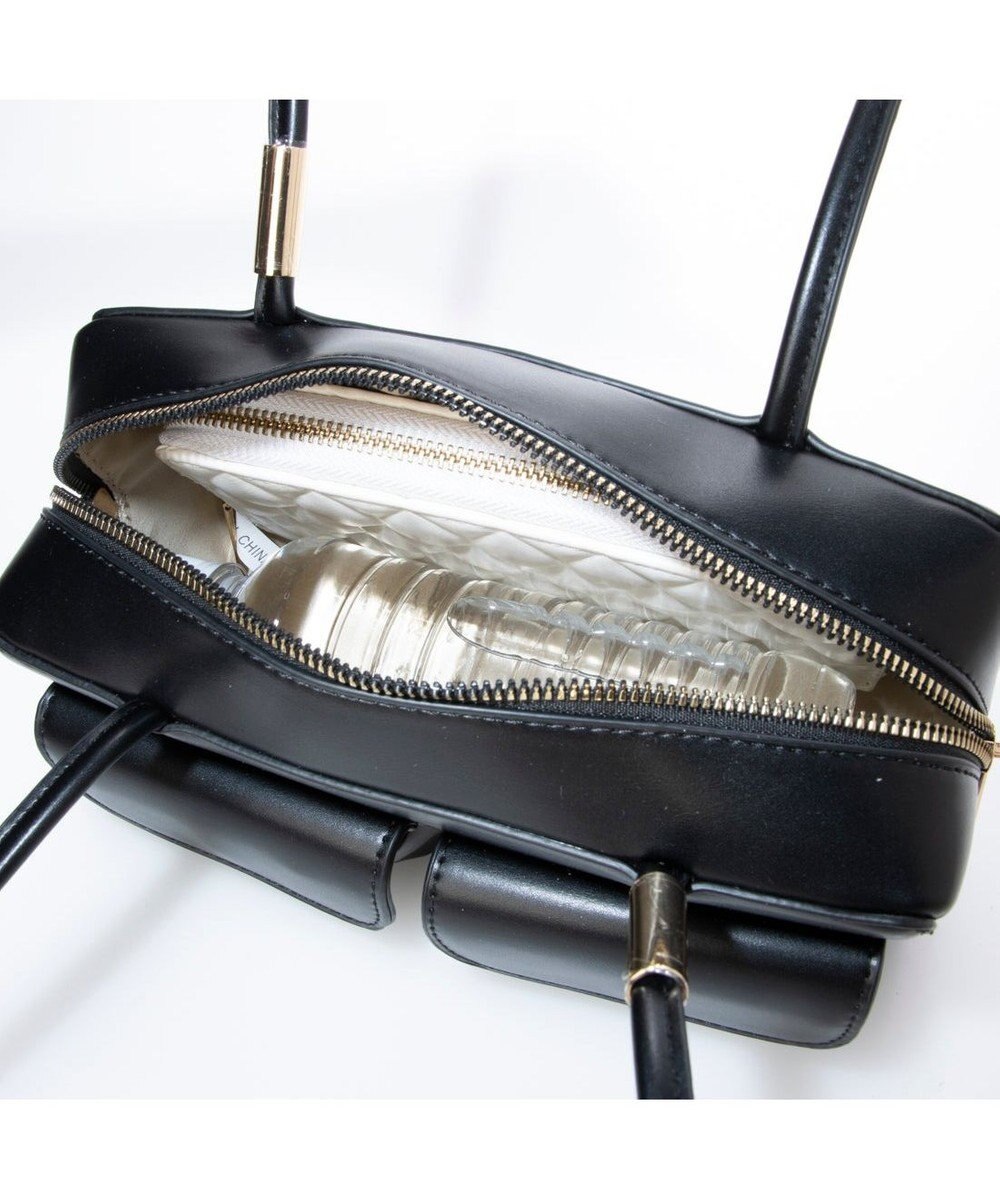 UNBILLION カシュカシュ cachecache / ダブルポケットロングハンドルボストンバッグ 