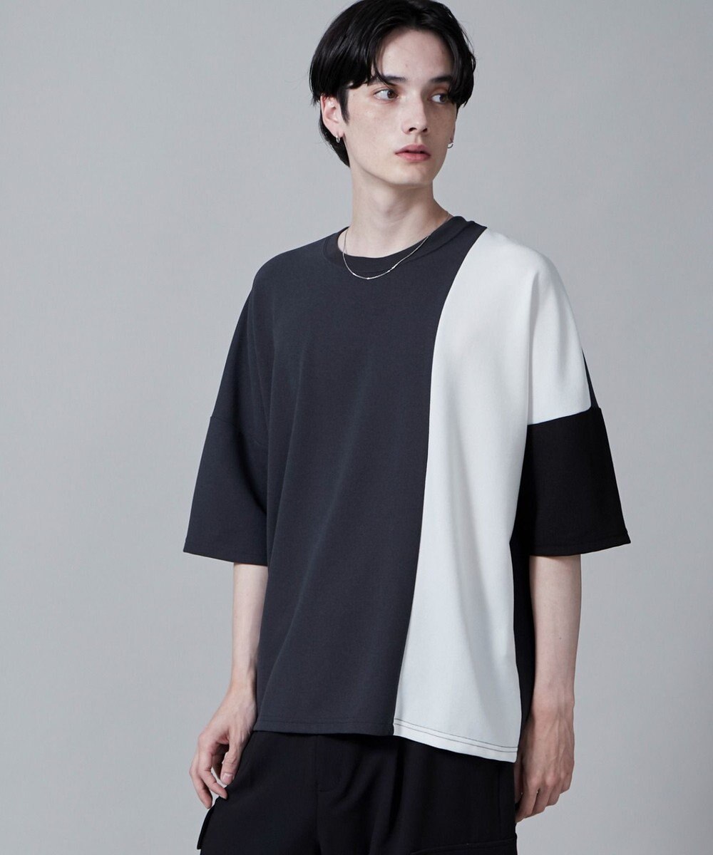 WEGO カラーブロックT（S） 