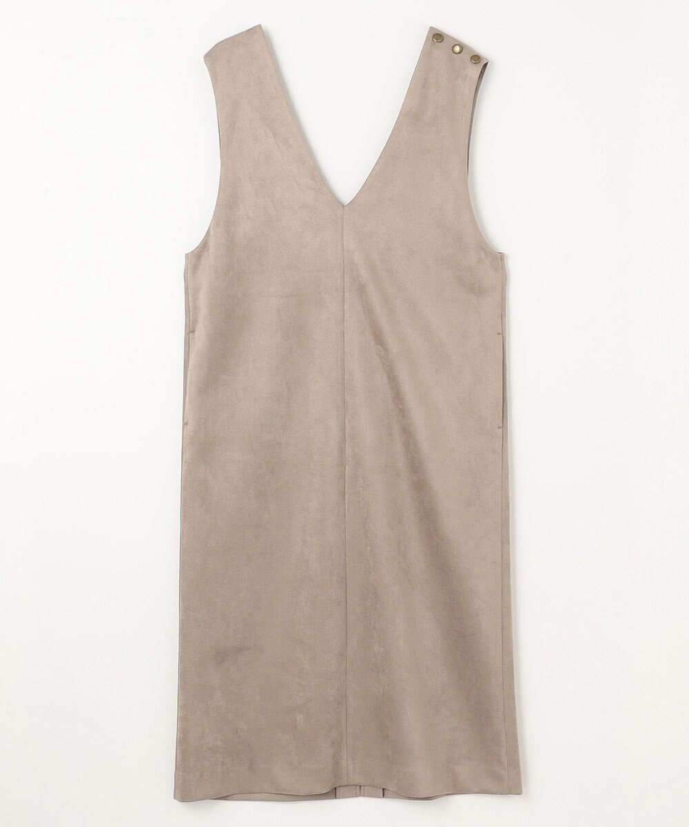 ANY L 【洗濯機可能/ストレッチ】スエードライクジャンスカ 