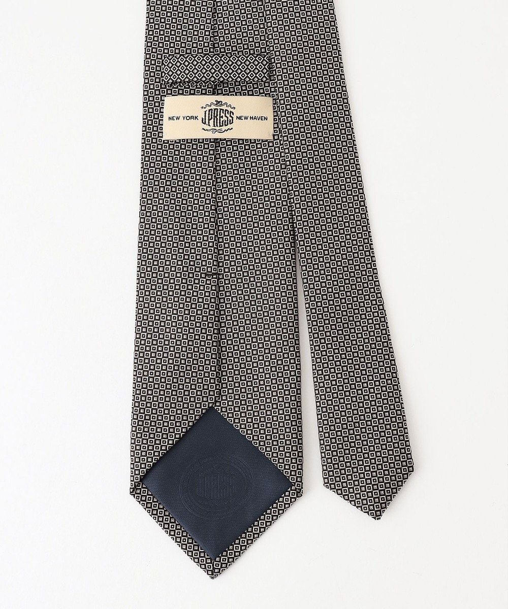 J.PRESS MEN 【J.PRESS BLACK&WHITE COLLECTION】小紋柄 フォーマルネクタイ 