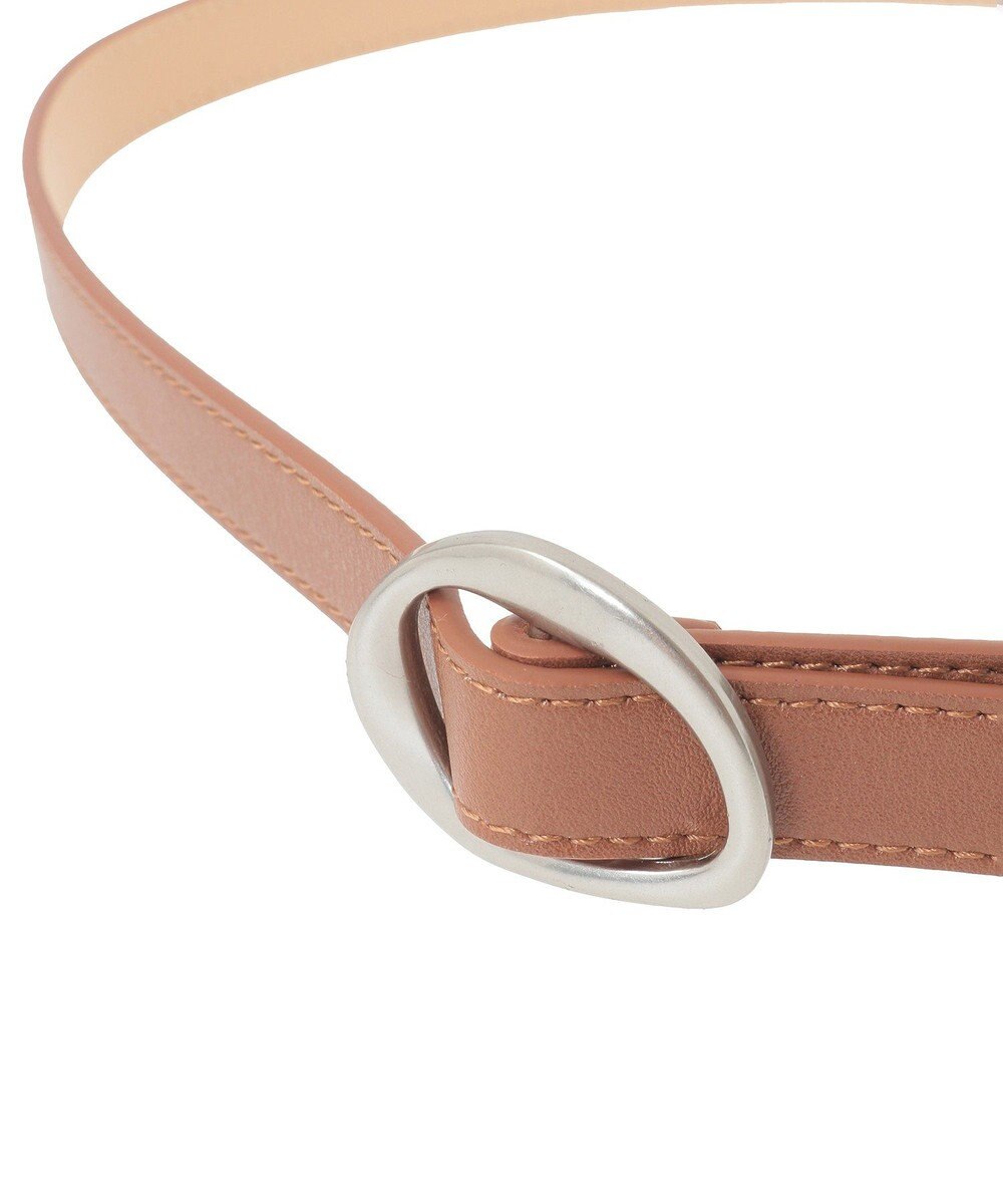 earth music&ecology ニュアンスバックルピンレスベルト 