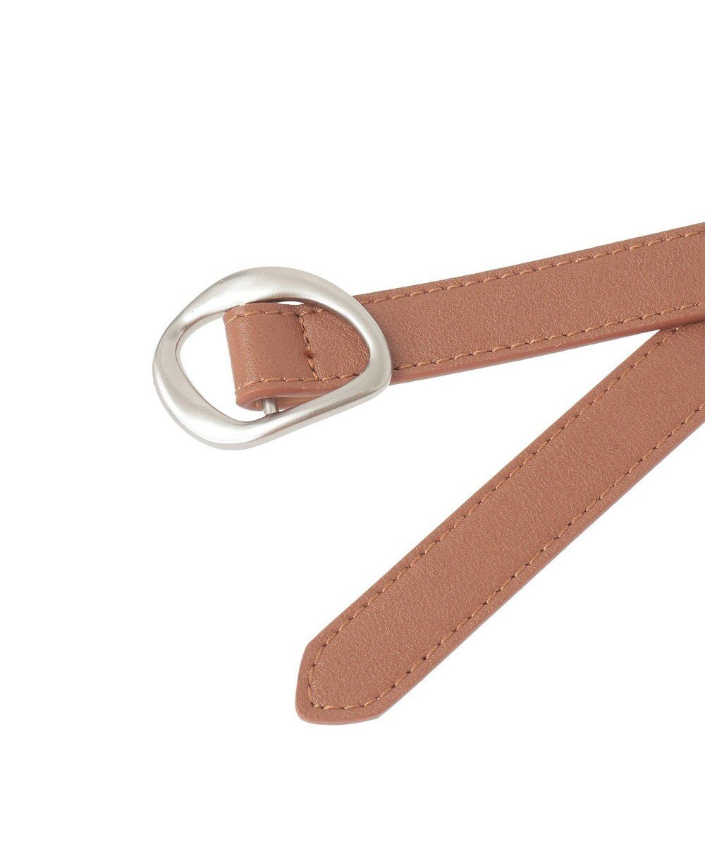 earth music&ecology ニュアンスバックルピンレスベルト 