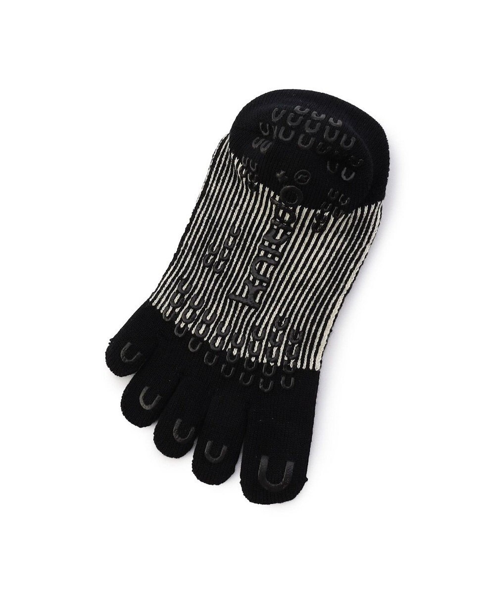 Chacott 140203 ラメストライプカバー　５本指ソックス 