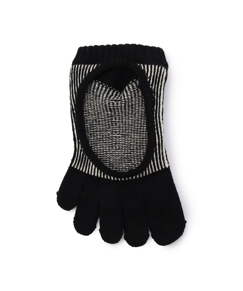 Chacott 140203 ラメストライプカバー　５本指ソックス 