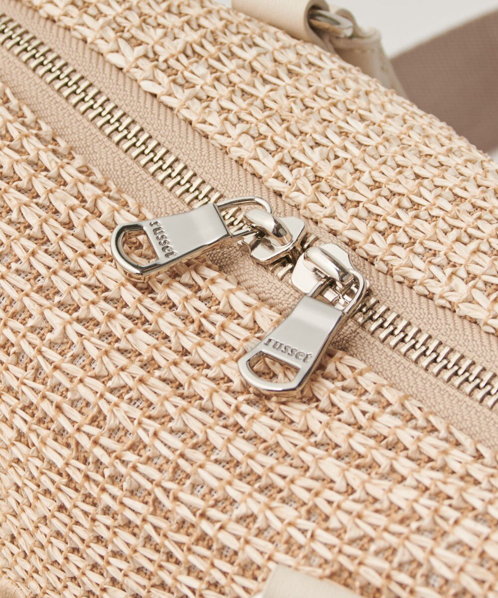 russet ナイロンラフィアミニボストンバッグ(CE-1715) 