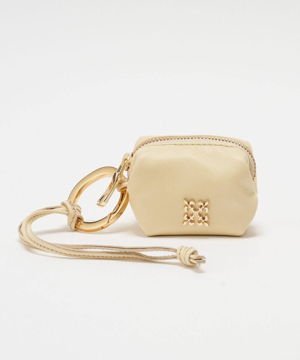 russet カラビナ付き レザーミニポーチ型チャーム(Z-220) 