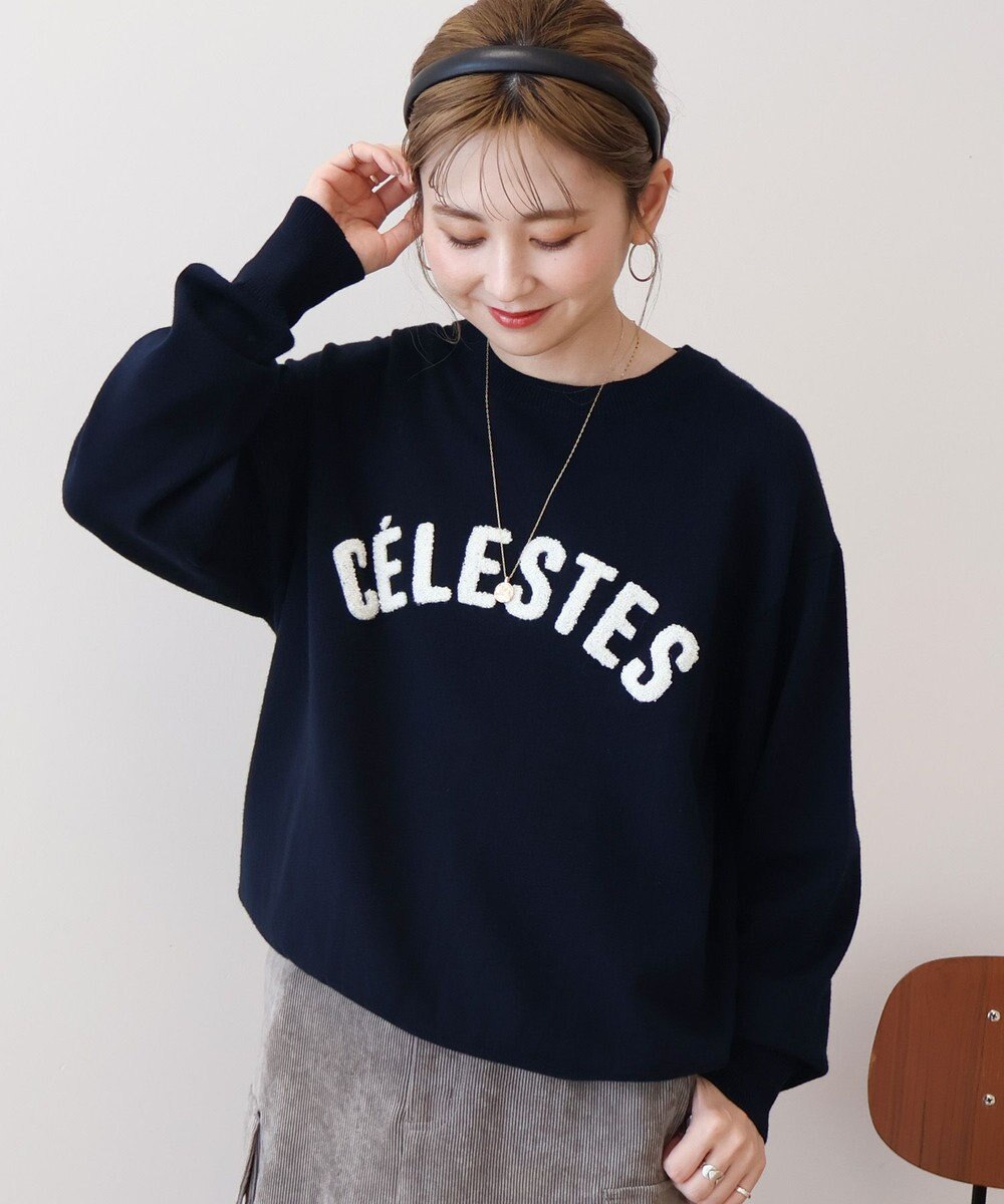 AMERICAN HOLIC バイパチＣＥＲＥＳＴＥＳロゴニットプルオーバー 