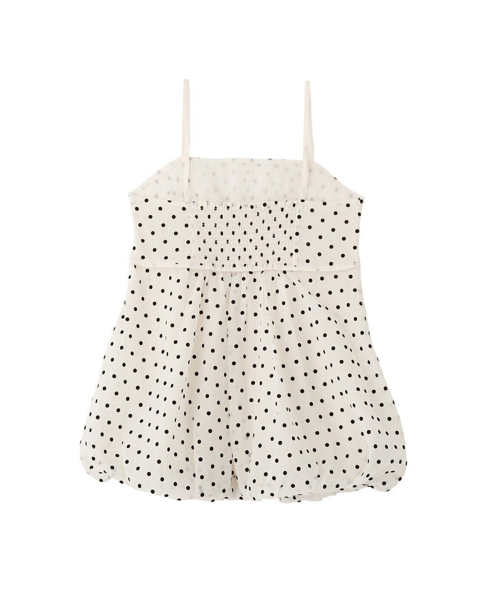 earth music&ecology ドットバルーンキャミチュニック 