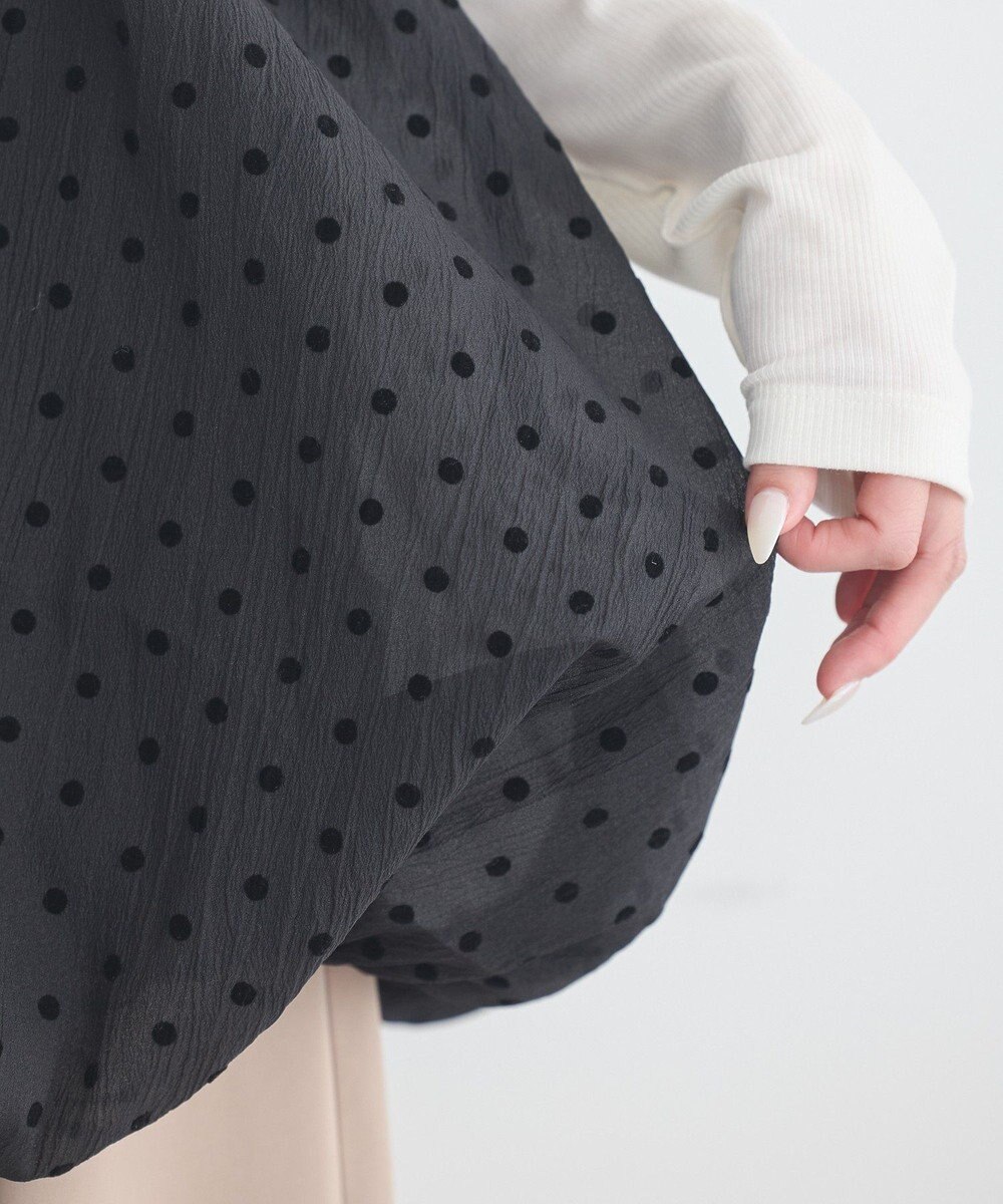 earth music&ecology ドットバルーンキャミチュニック 