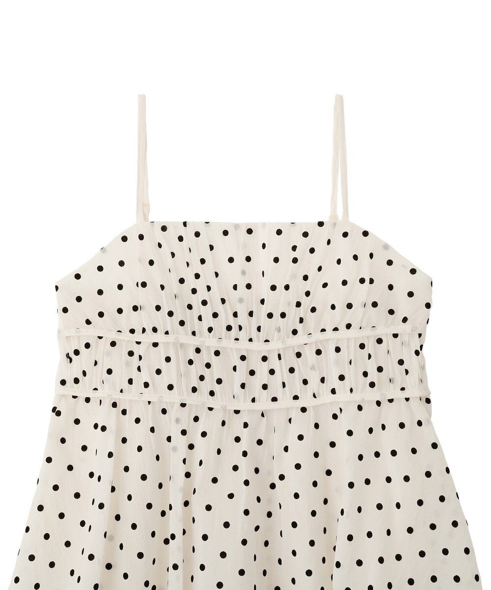 earth music&ecology ドットバルーンキャミチュニック 