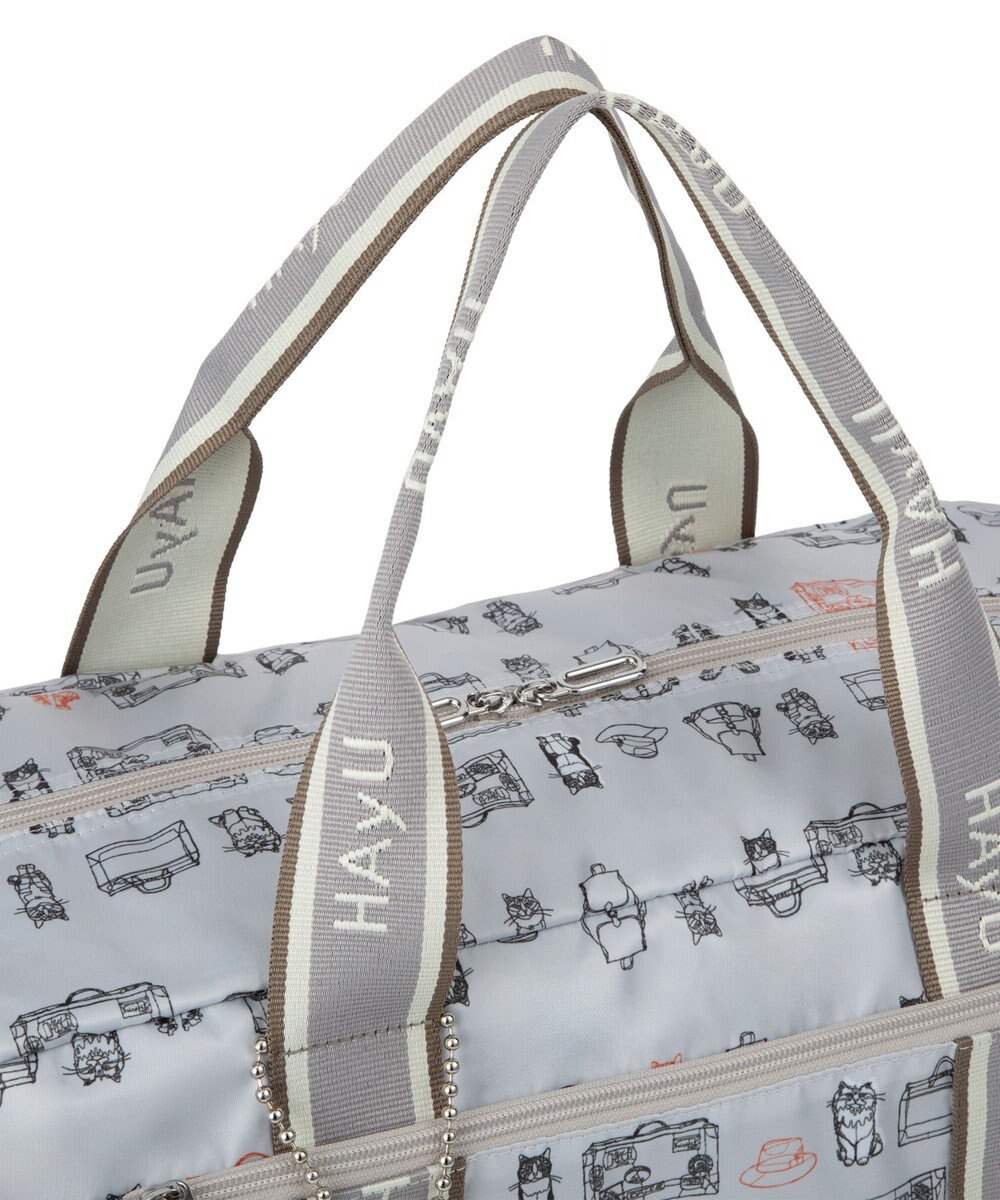 ACE BAGS & LUGGAGE HAyU × ace.  フォールディング 折り畳みボストンバッグ 猫柄 32L 17863 