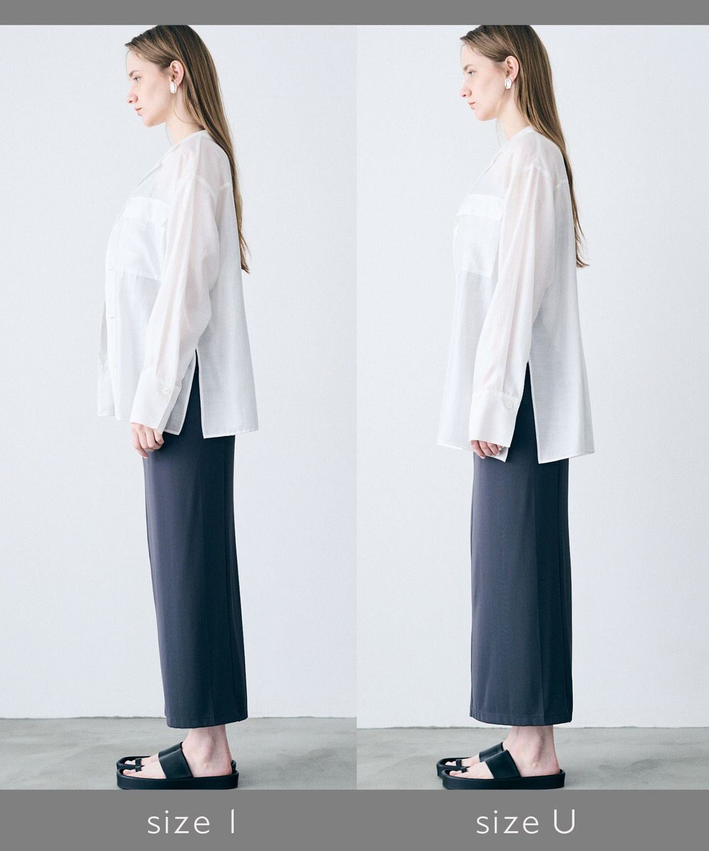 uncrave リヨセルシルクローン シャツ 