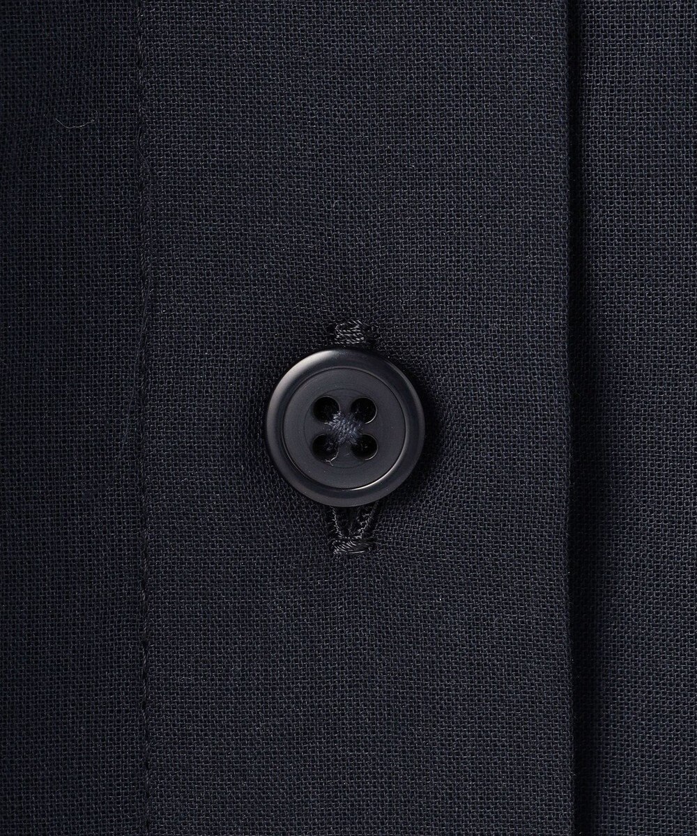 自由区 バンドカラーコットン ブラウス 