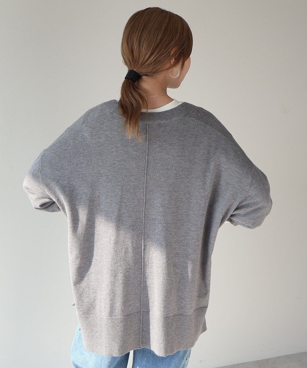 AMERICAN HOLIC バイパチＶネックワイドニットカーディガン 