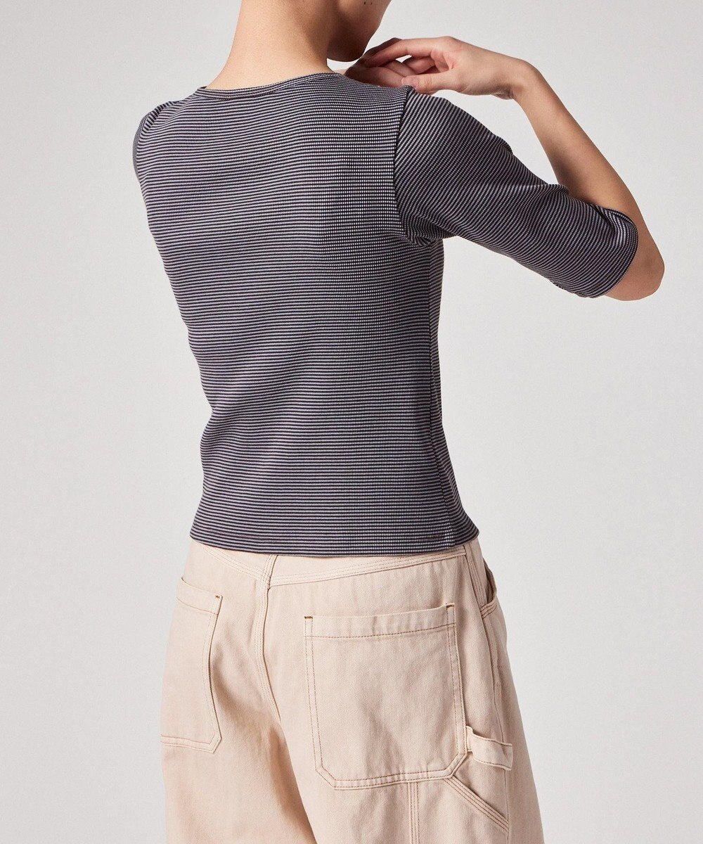 Paul Smith ボーダー ハーフスリーブ カーディガン 