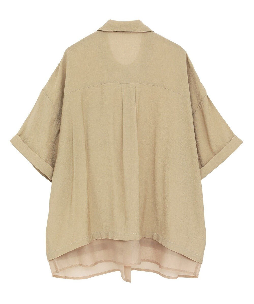 Green Parks 裾レイヤードショートスリーブシャツ 