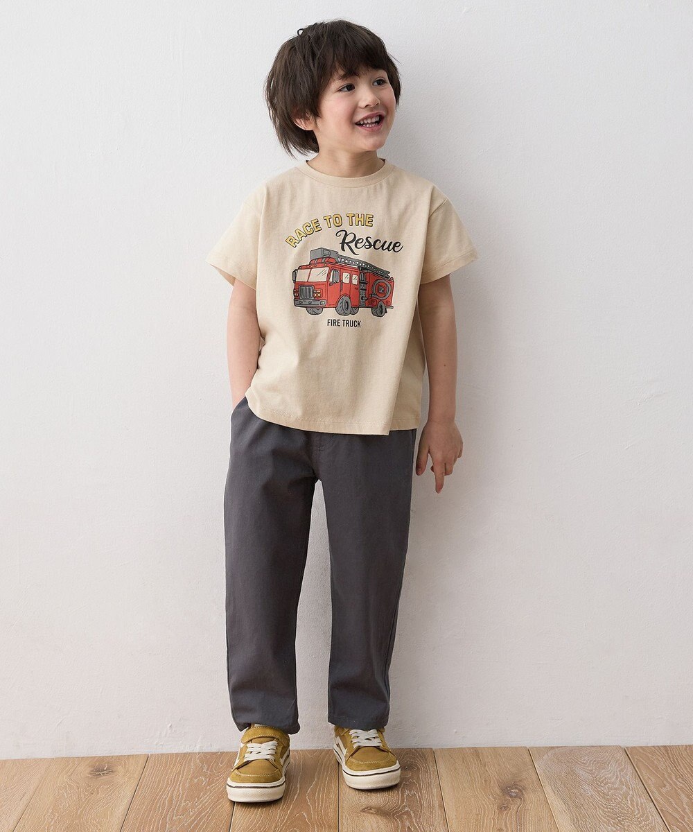 ANY KIDS 車プリント 半袖Tシャツ 