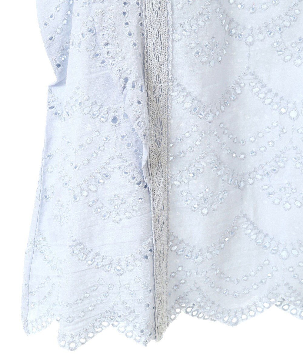 CRAFT STANDARD BOUTIQUE インド綿フリル使いシフリーブラウス 