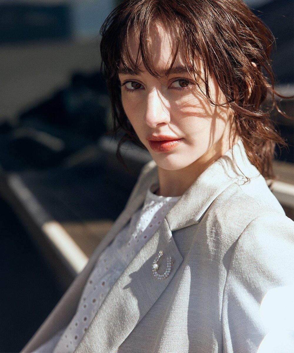 組曲 ライトリネンライク ジャケット 