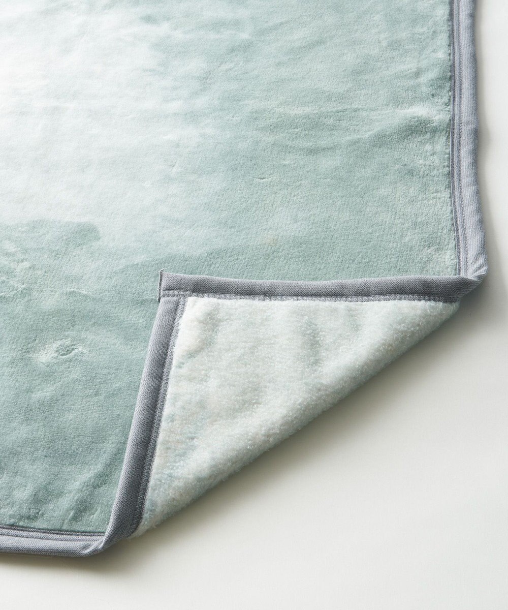 LOOM&SPOOL FOL綿毛布ダブル／カーキ 