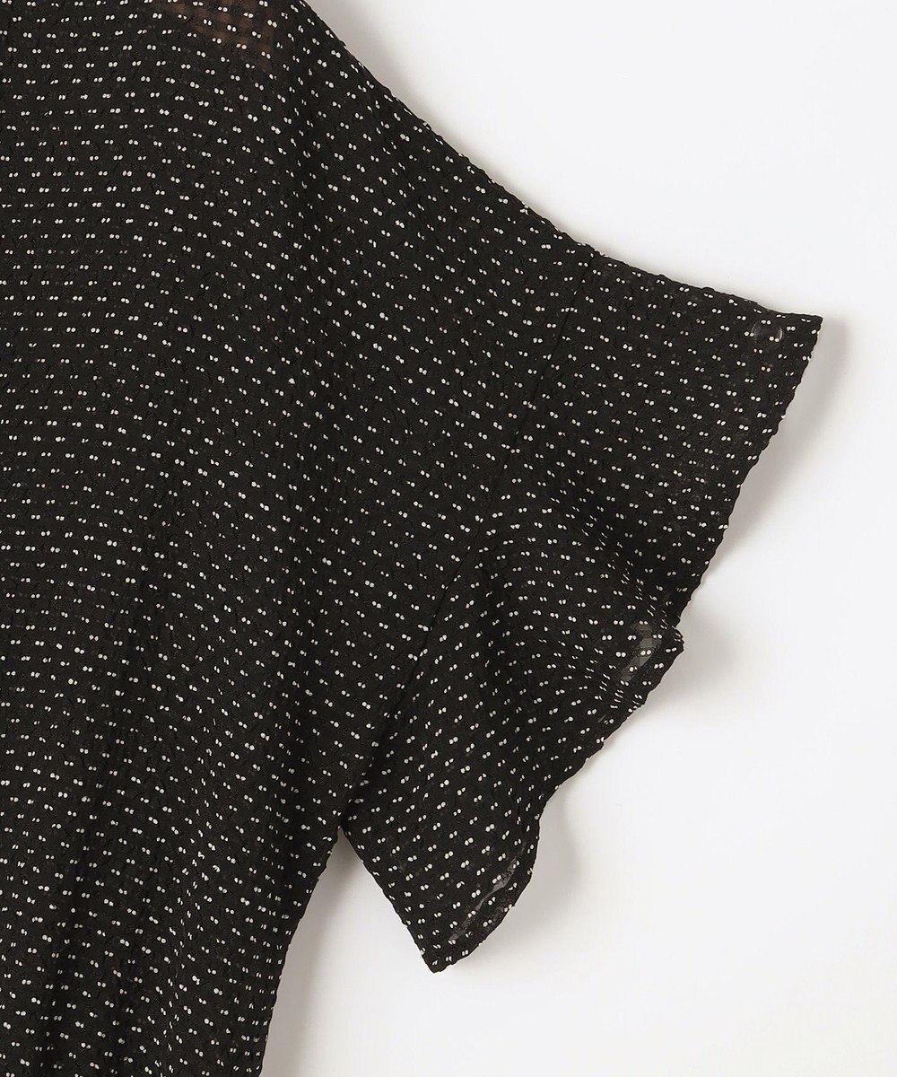 組曲 【WEB限定・2WAY】サッカードビードットプリント ワンピース 