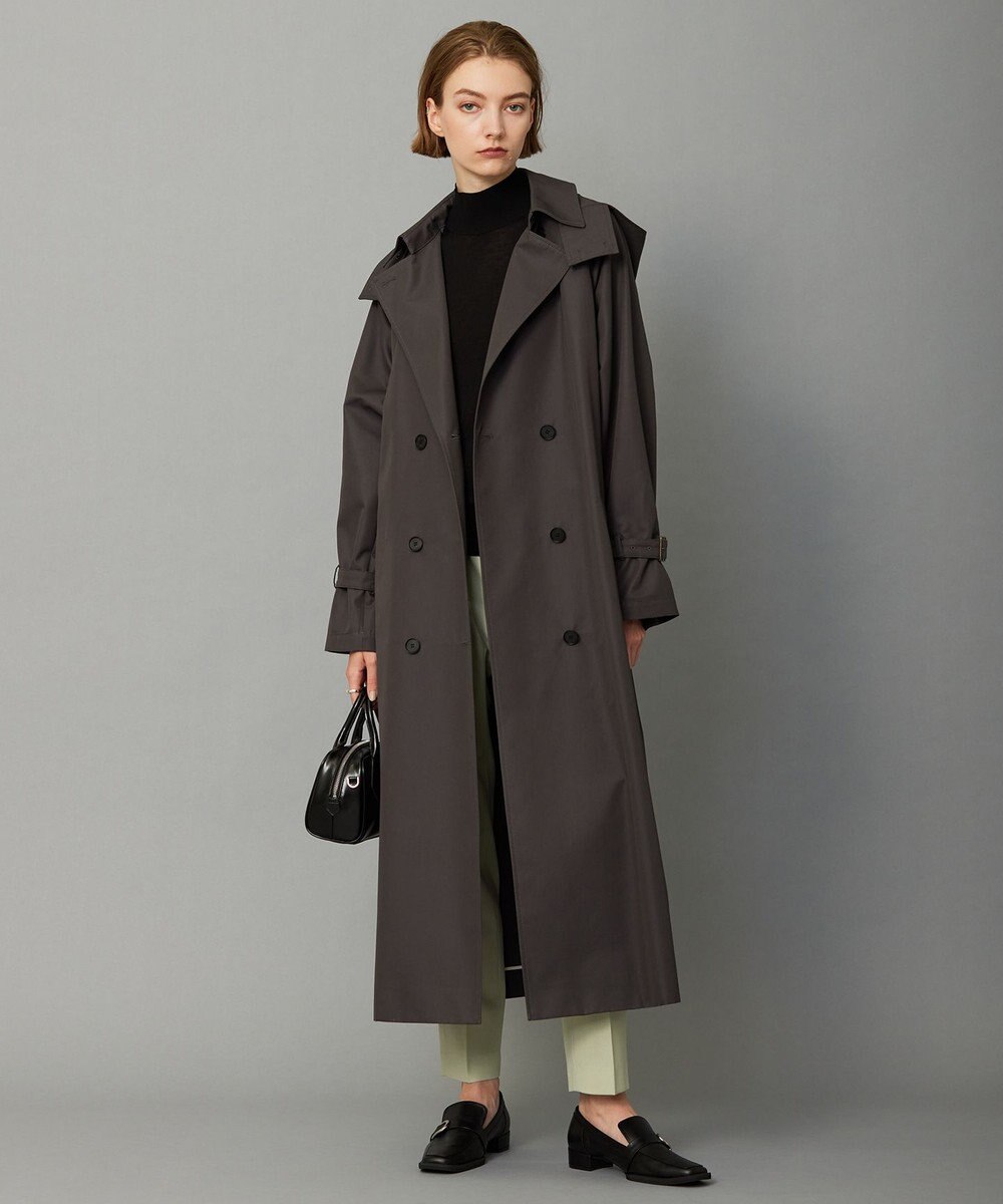 ICB TCシャンブレーツイル 2WAYトレンチコート 