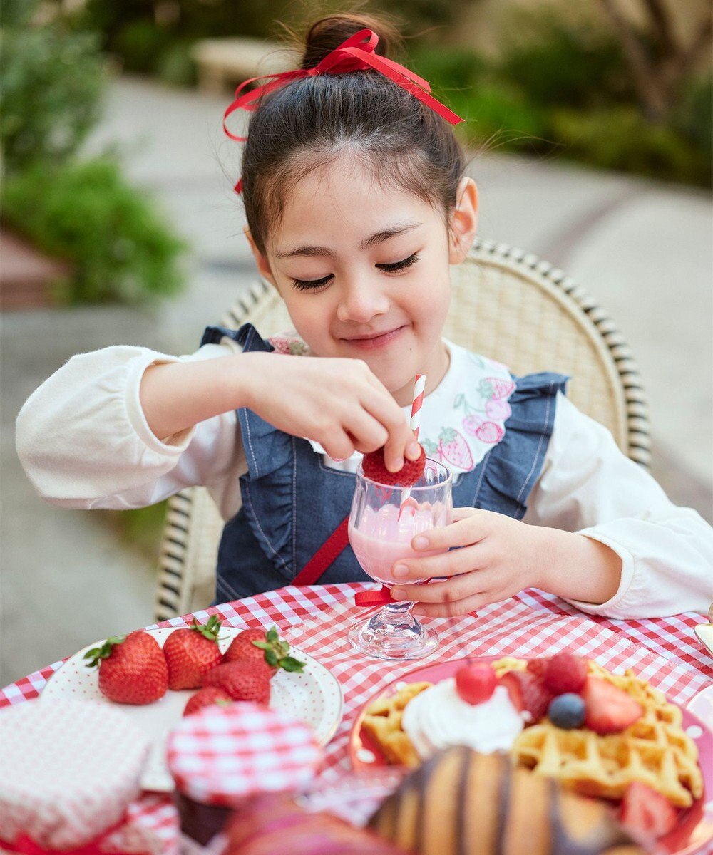 ANY KIDS 【チェリーベリーシリーズ】刺繍 ブラウス 