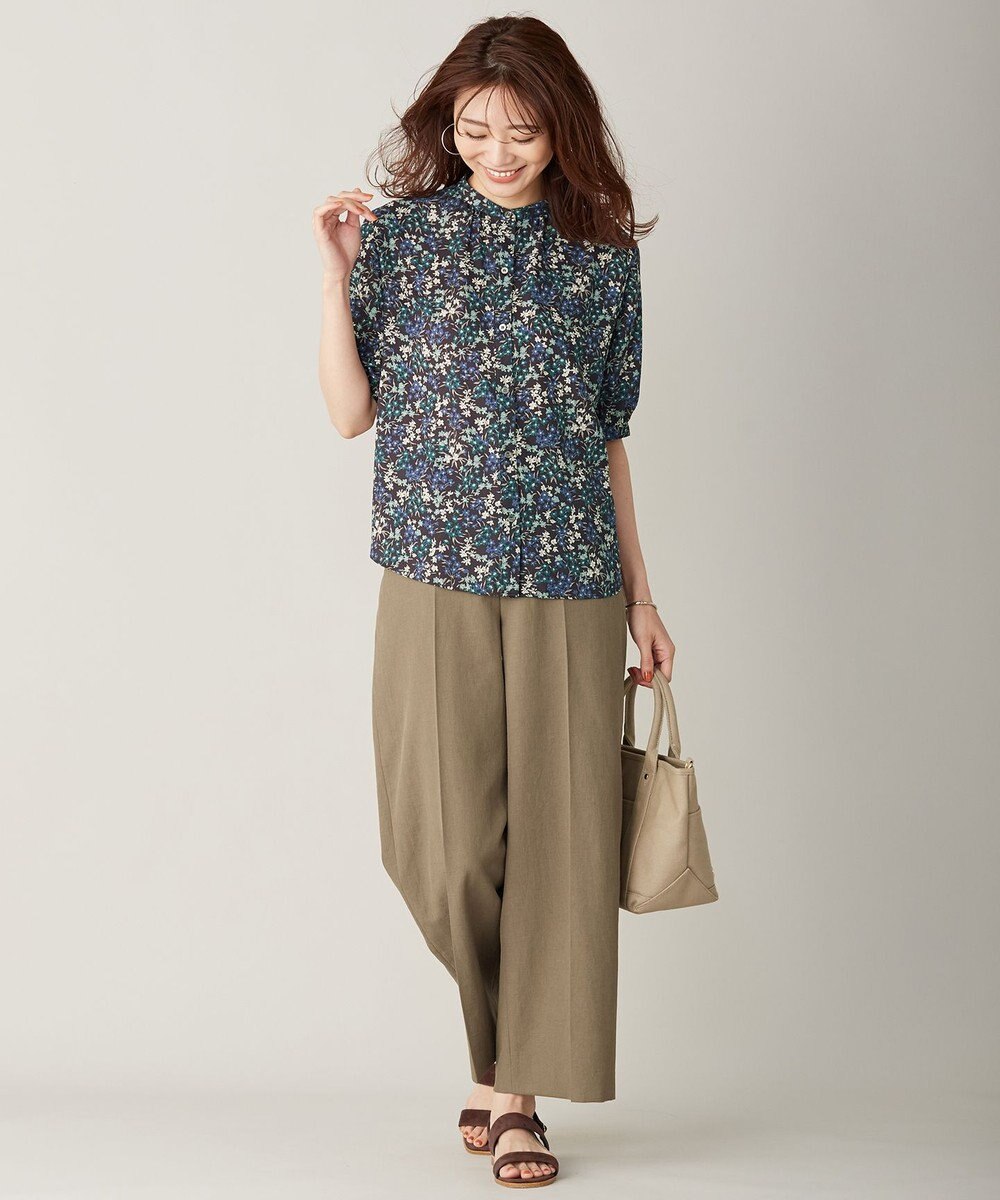 洗える Wild Blossoms Mamie バンドカラー ブラウス J Press Ladies ファッション通販 公式通販 オンワード クローゼット