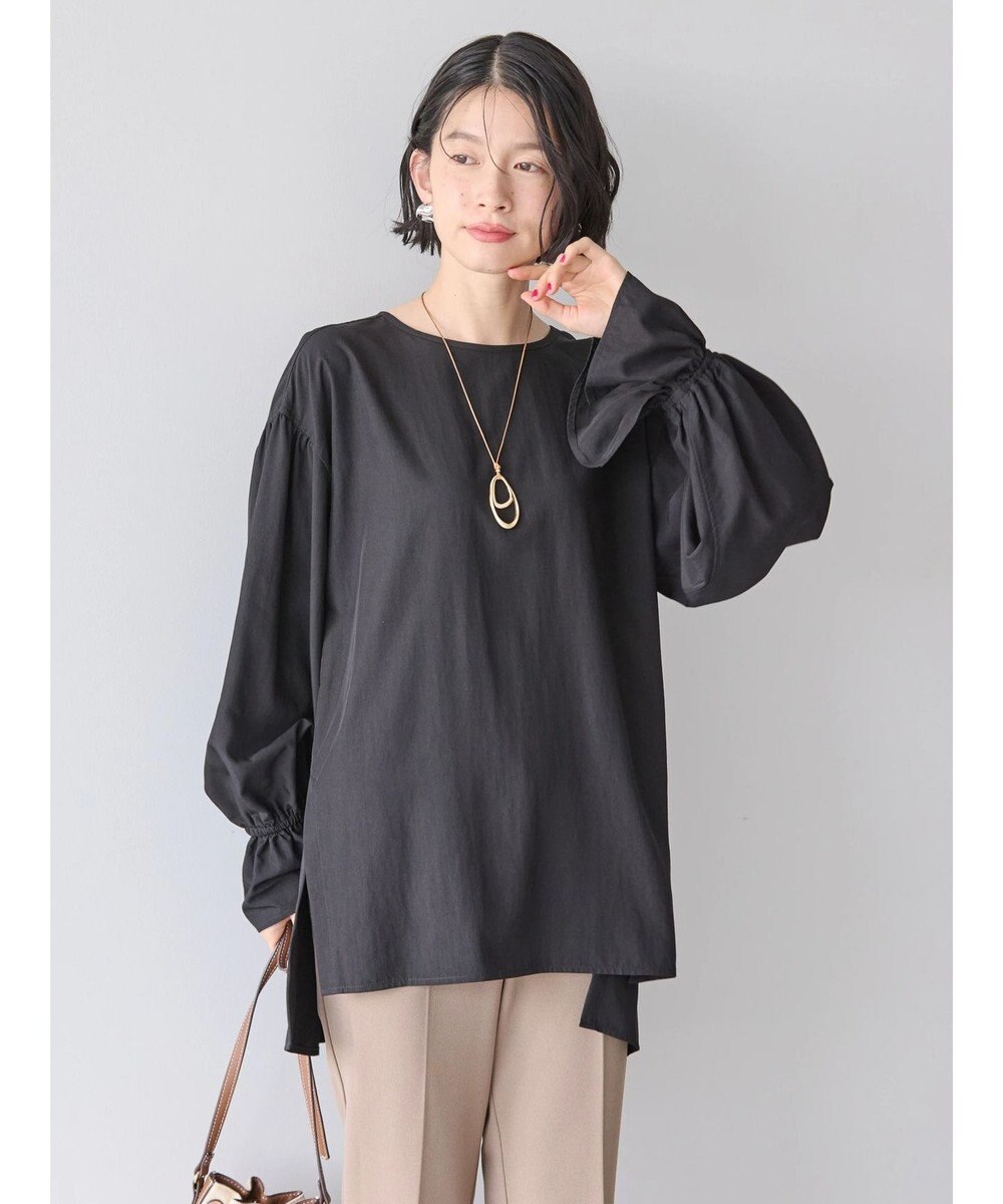 AMERICAN HOLIC 接触冷感キャンディースリーブサイドスリットブラウス 