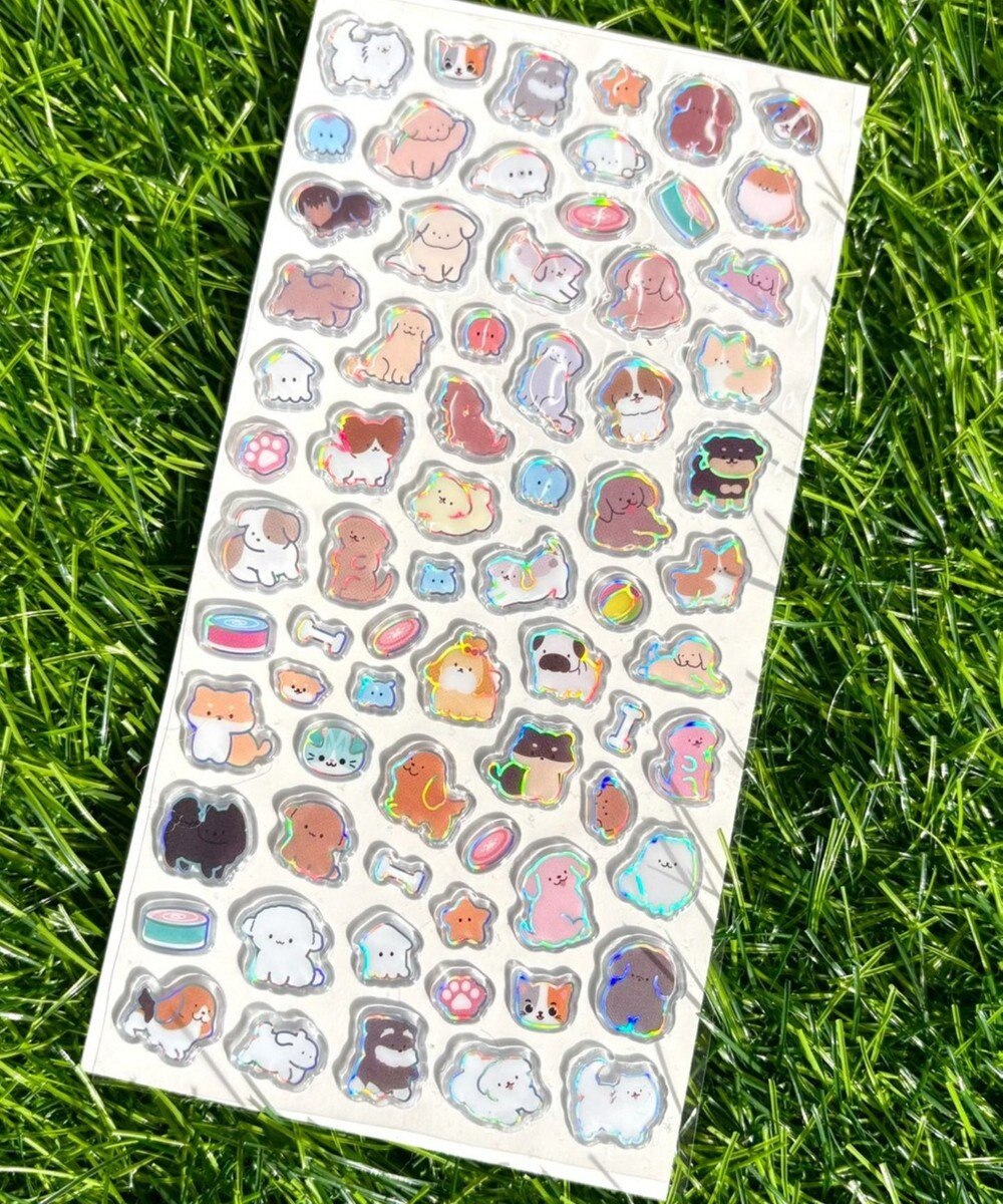 WEGO 【シール】ちびねこちゃんステッカー 