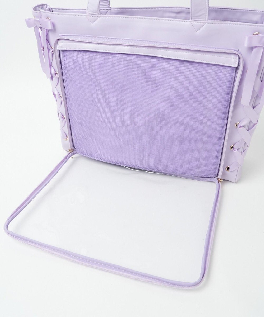 WEGO 【痛バ＆推し活グッズ】レースアップフレーム痛バッグL 