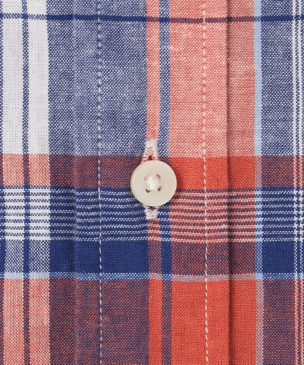 J.PRESS MEN 【WEB・一部店舗限定】コットンリネンチェック シャツ/B.D 