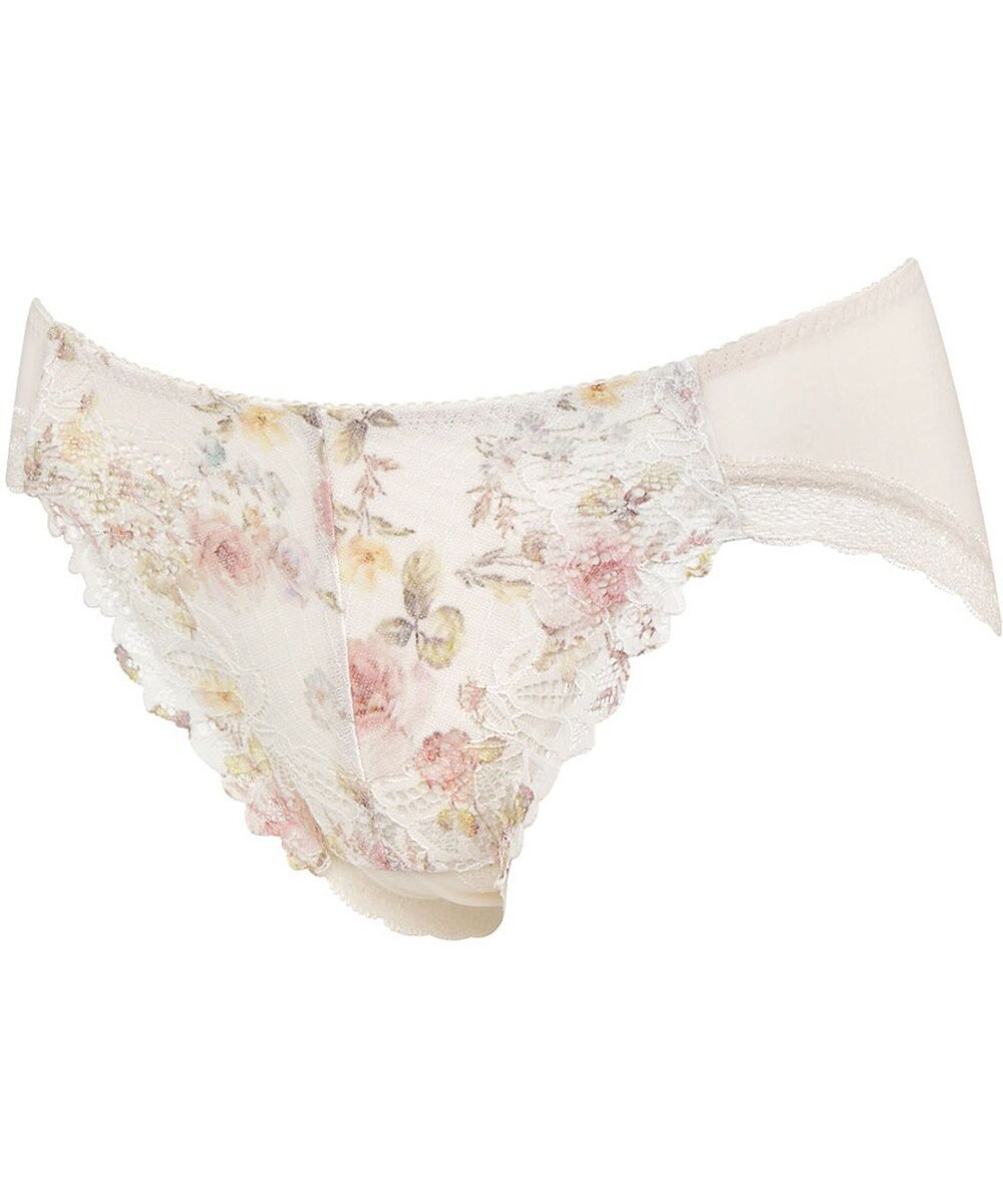 WACOAL ショーツ 【リボンブラ 脇すっきり】 BRB433とペア はきこみ丈あさめ ナイロンベア天竺素材(バック) レディース PRA133 /ワコール 