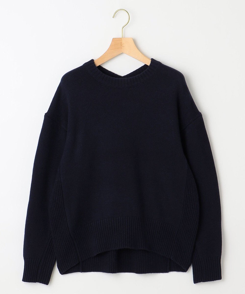 組曲 L カシミヤブレンドバルキープルオーバー ニット 