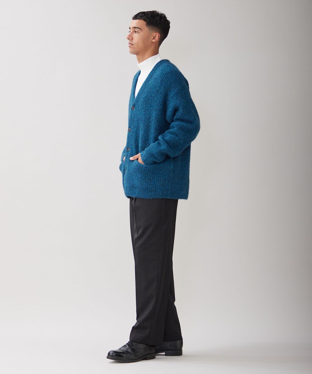 UNFILO MENS 【男女兼用】へアリー ニットカーディガン 