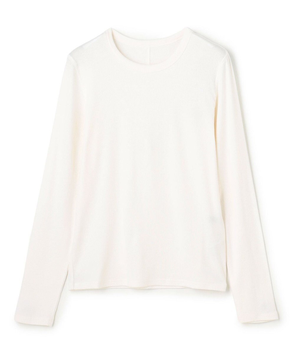 UNFILO コットンカシミヤ クルーネックカットソー 