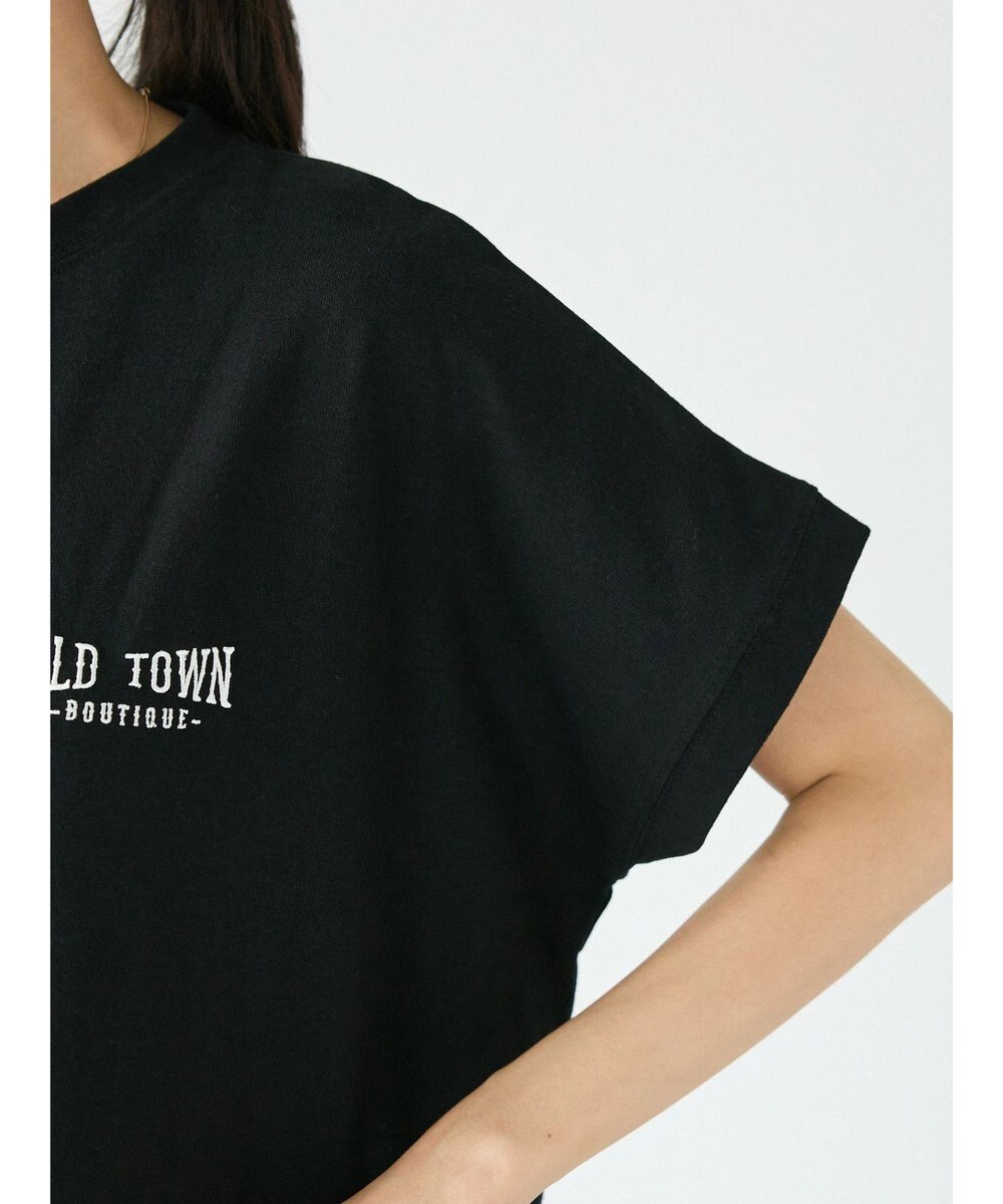 CRAFT STANDARD BOUTIQUE ヴィンテージ風天竺ワンポイントワンピース 