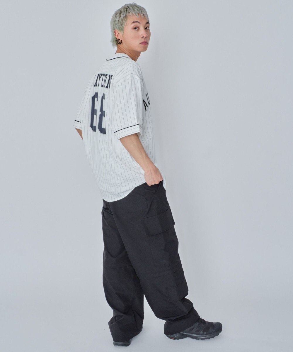 WEGO 【ユニセックス着用ITEM/MLサイズ展開】ベースボールシャツ（SS） 