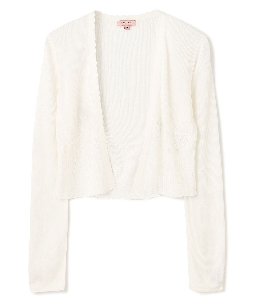 TOCCA EYELET AJISAI BOLERO ボレロ 