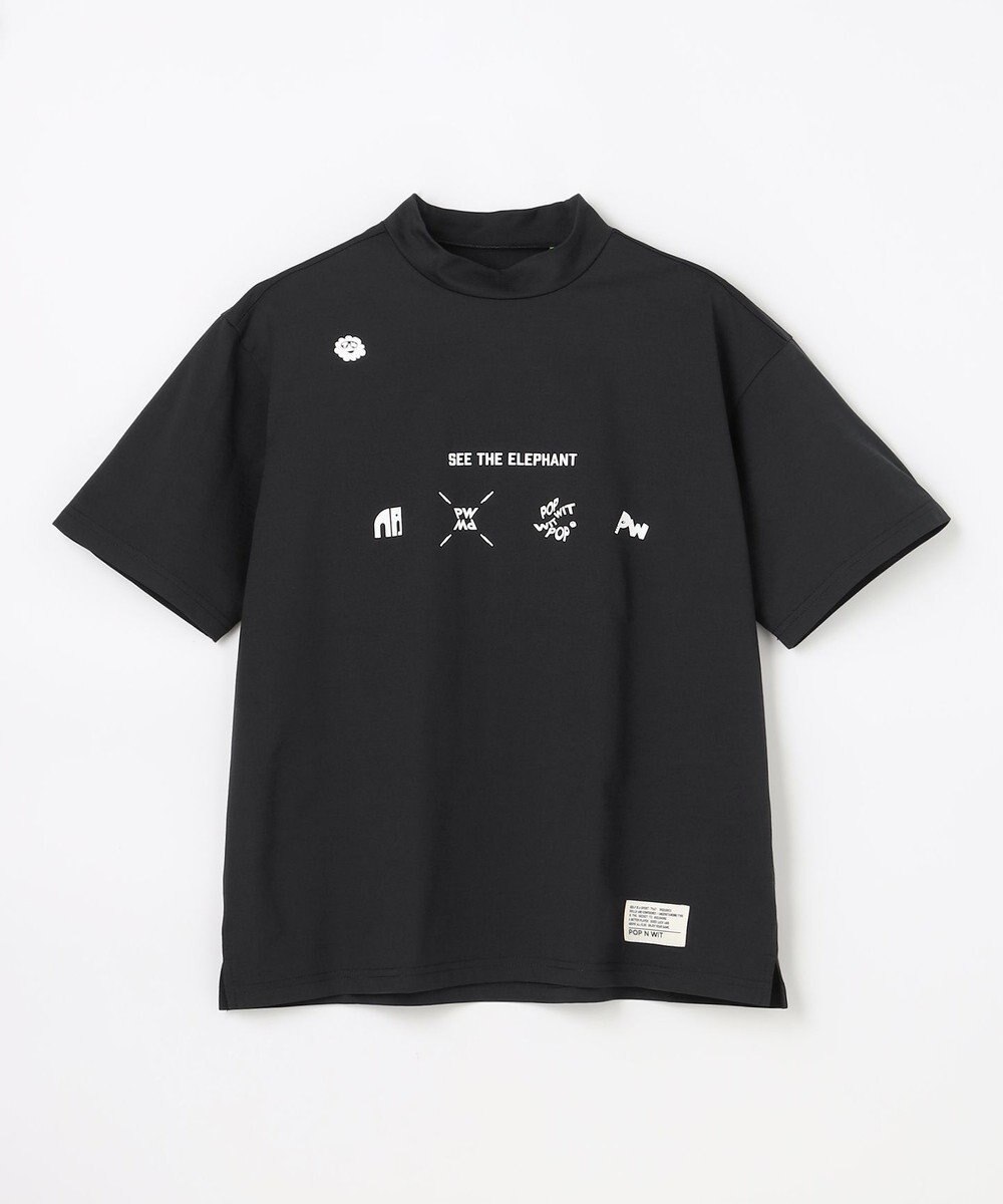 PW CIRCULUS 【WOMEN】アニマルグラフィックモックネック  ゴルフウェア レディース 