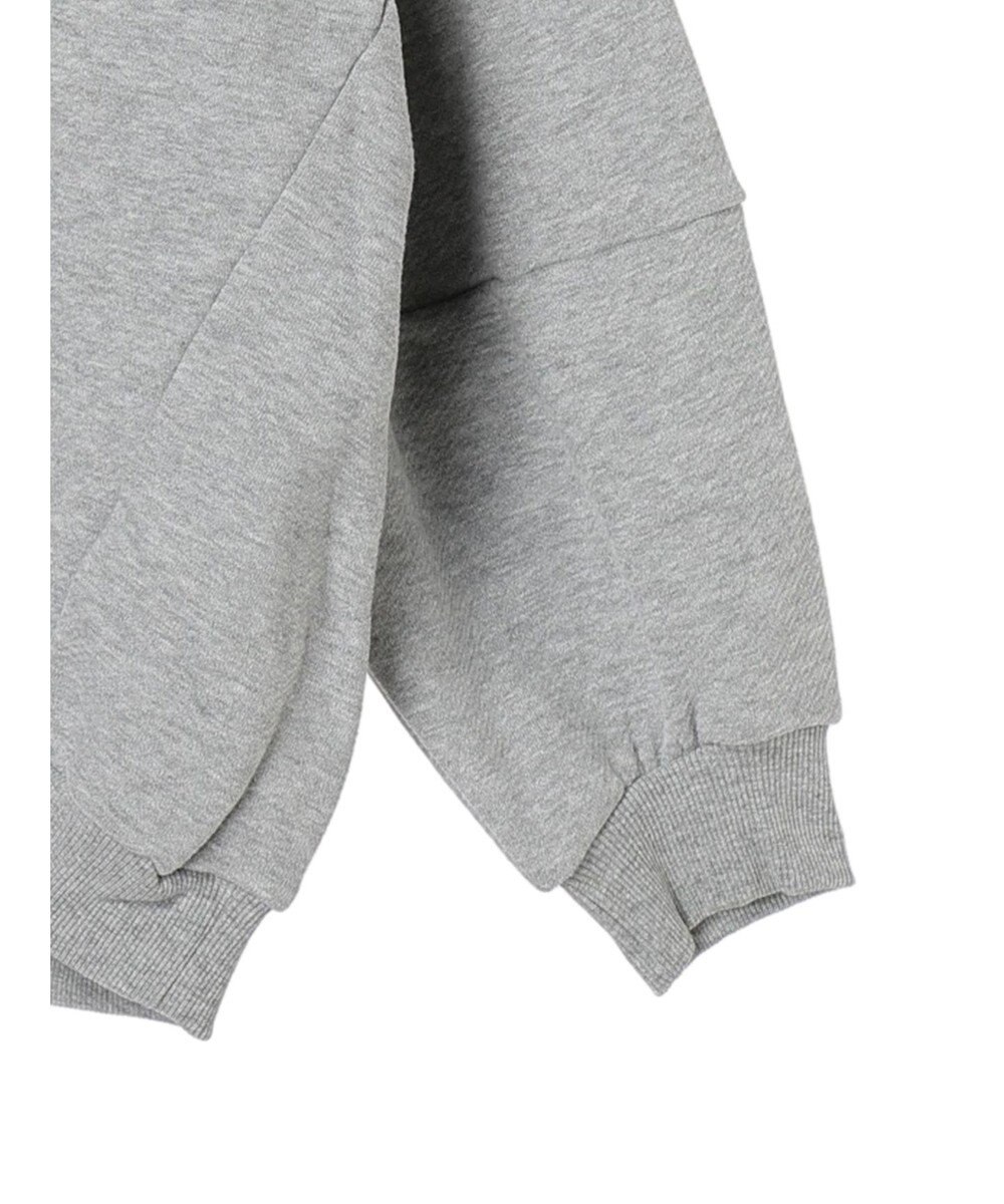 AMERICAN HOLIC ポケット付きバックドレープ裏毛プルオーバー 