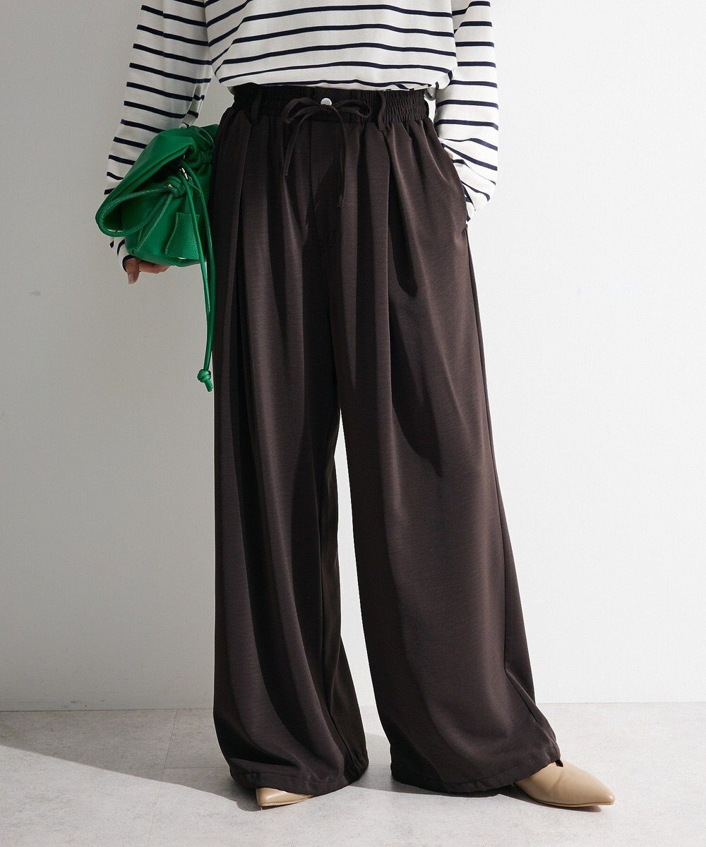 Green Parks サテンコクーンパンツ 