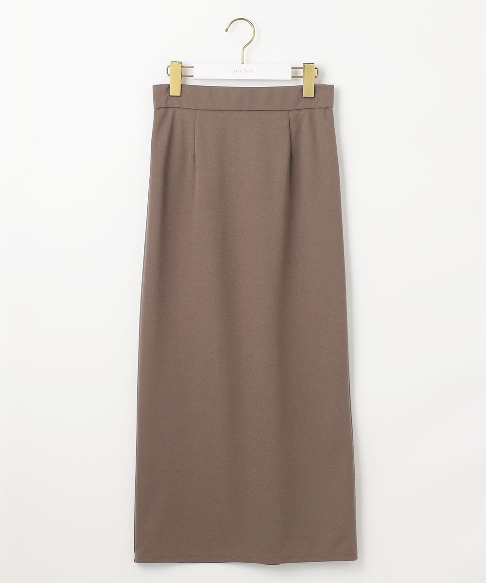 ANY SIS 【UVケア ・ストレッチ・洗える】2WAYジョーゼットジャージーナロー スカート 