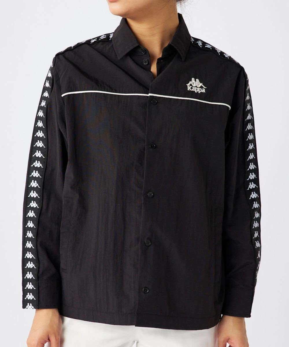 OP／FILA 【Kappa】バンダテープ ウーブンシャツジャケット 