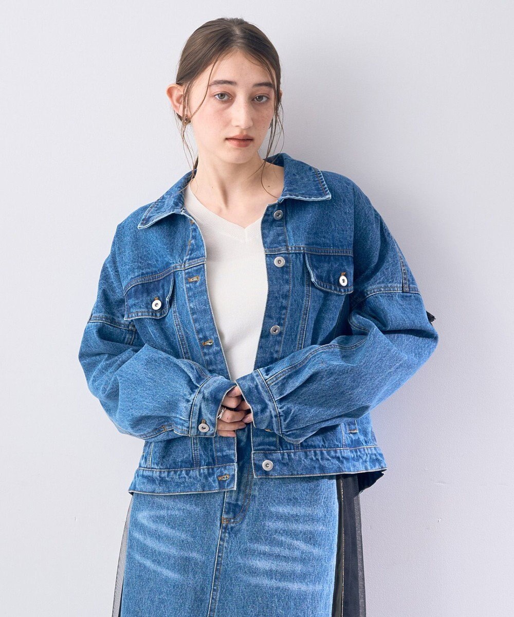 YECCA VECCA フリンジデニムジャケット 