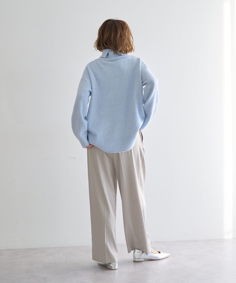 YECCA VECCA スリットタートルネックニット 